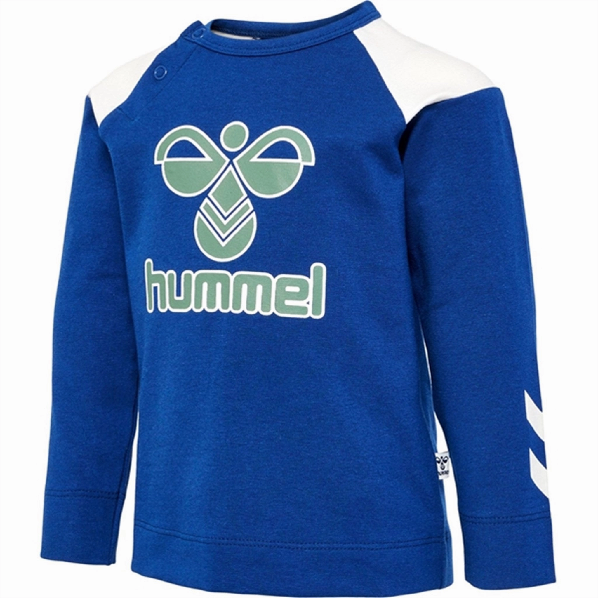 Self Fabric Tape Active Comfort Wear Hummel Navy Peony Devon T-shirt