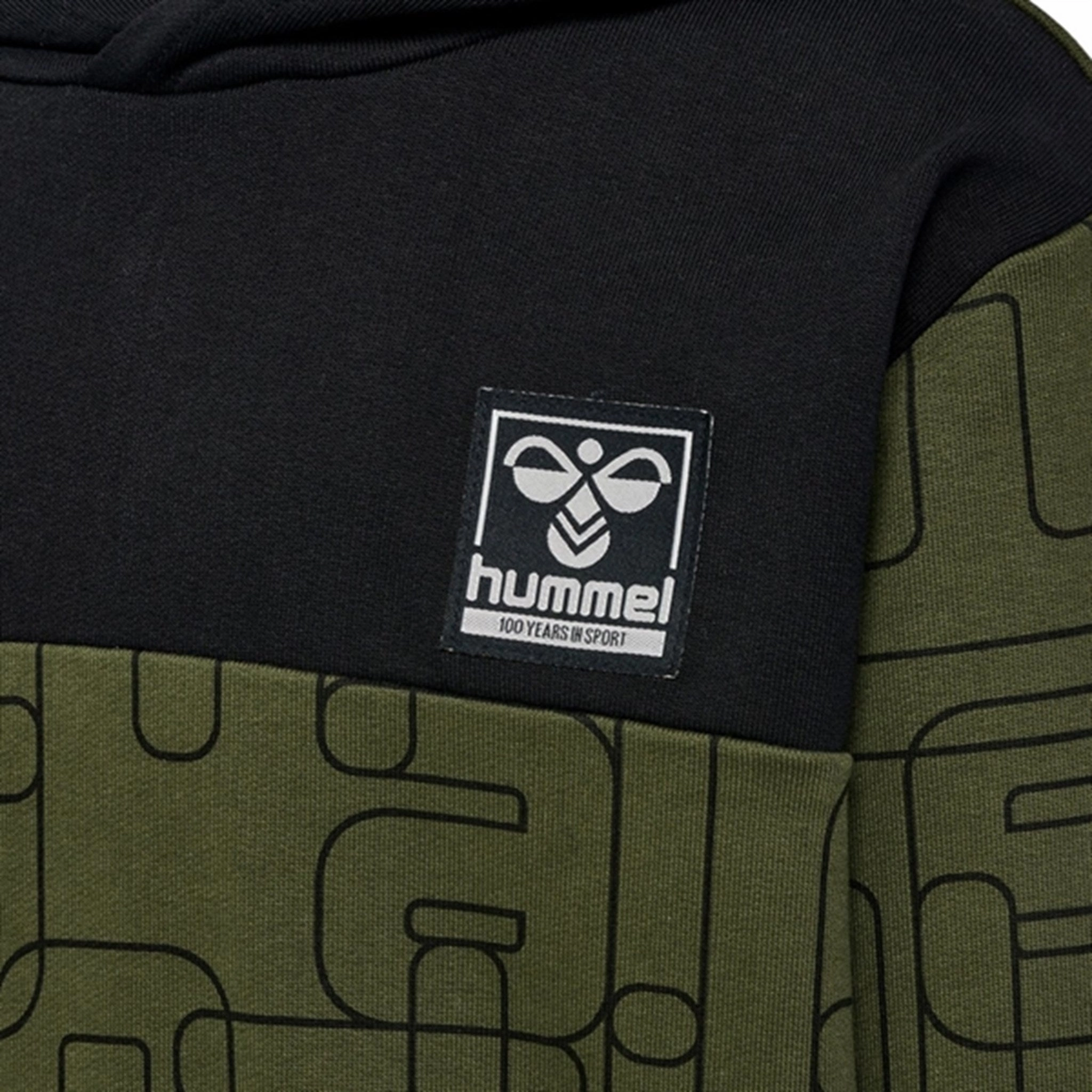 Hummel Olive Night Equality Hoodie Reinforced Zipper Guard