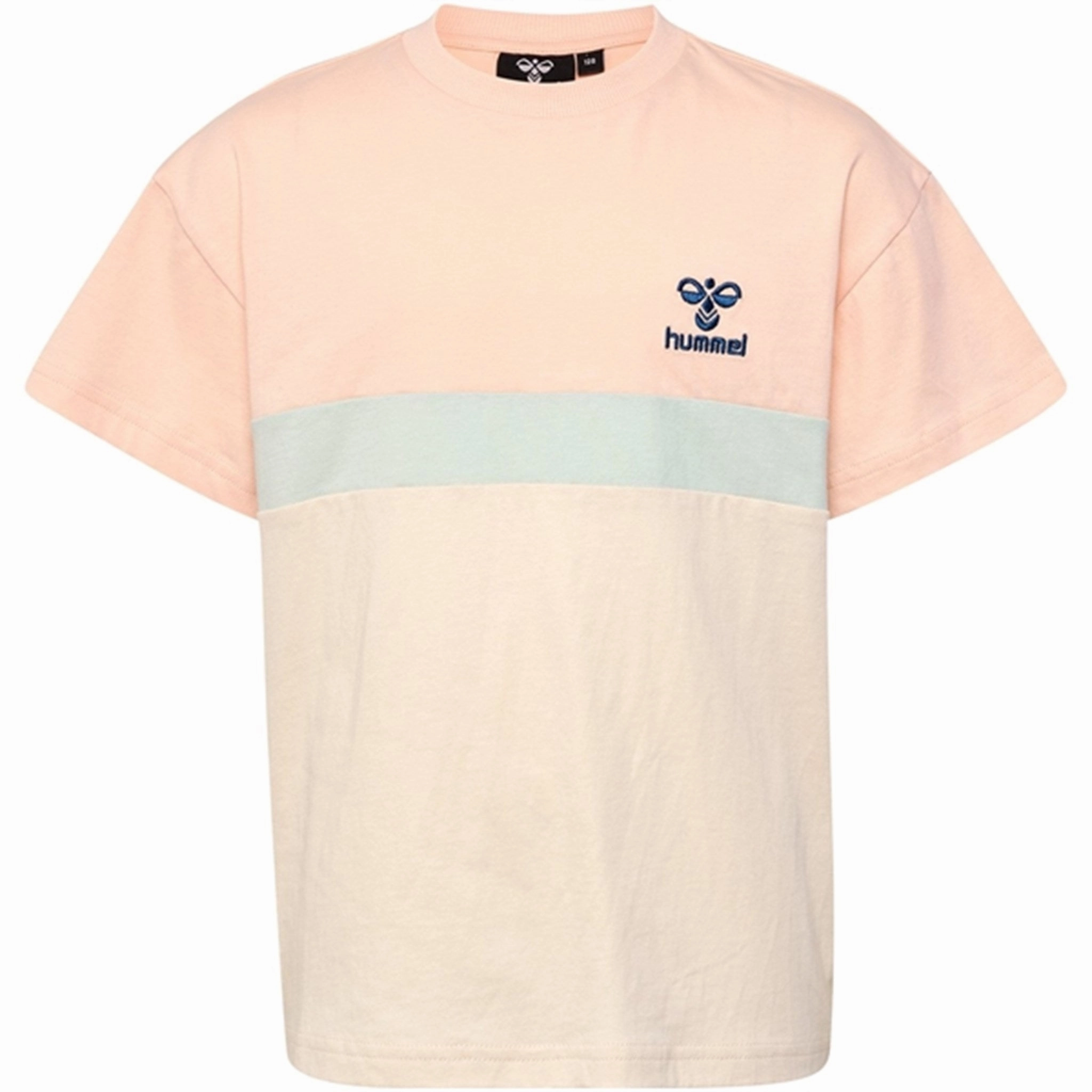 Hummel Peach Parfait Zoe Boxy T-Shirt Cozy Layer Recycled Polyester Thread