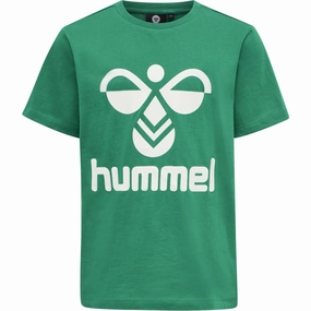 Hummel Pepper Green Tres T-Shirt S/S contrast
