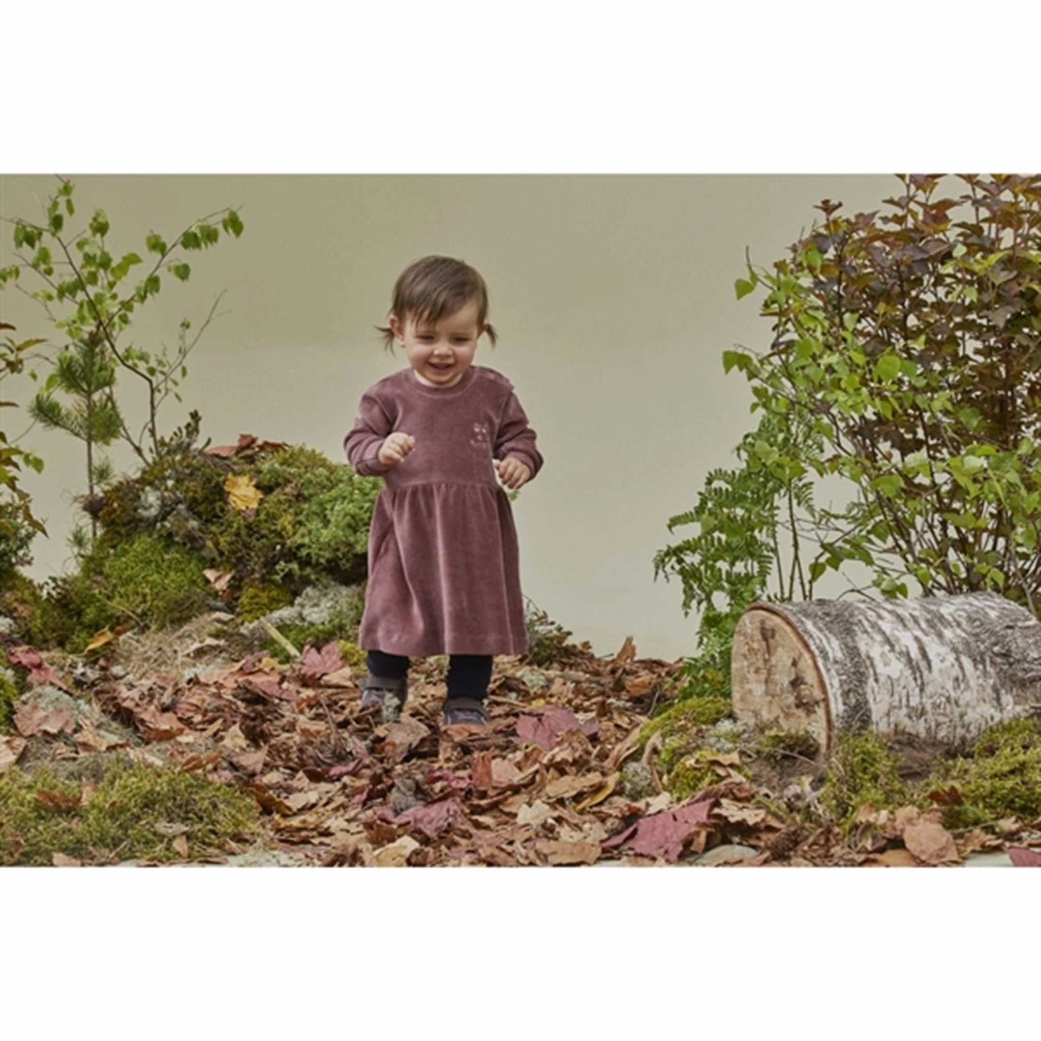 Grab Quick Hummel Rose Brown Cordy Dress