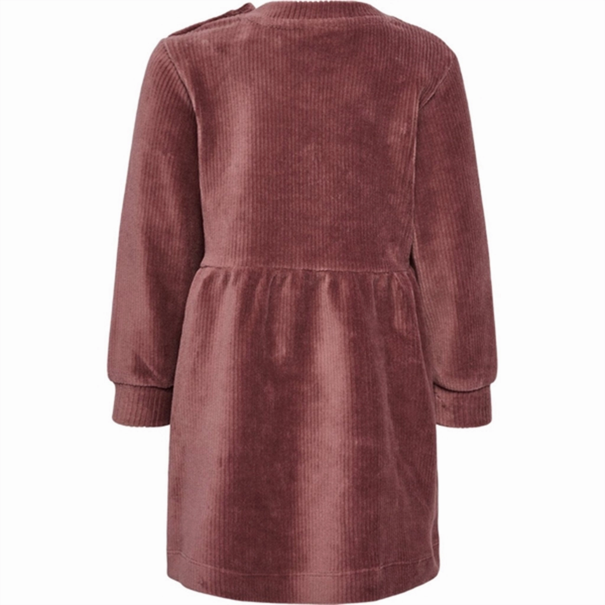 Hummel Rose Brown Cordy Dress Relaxed and Effortless