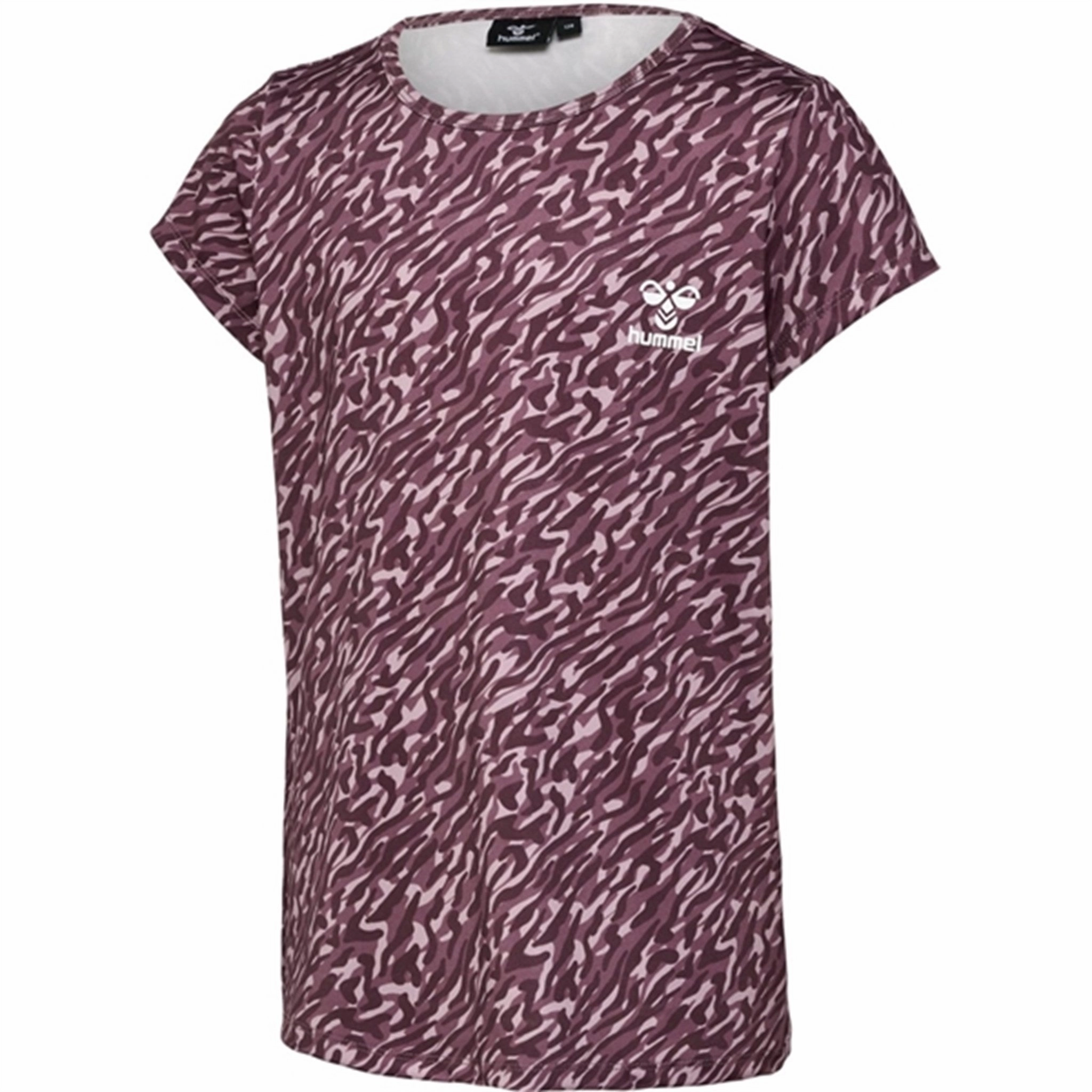 Hummel Rose Brown Nanna T-Shirt Trendy Fashion