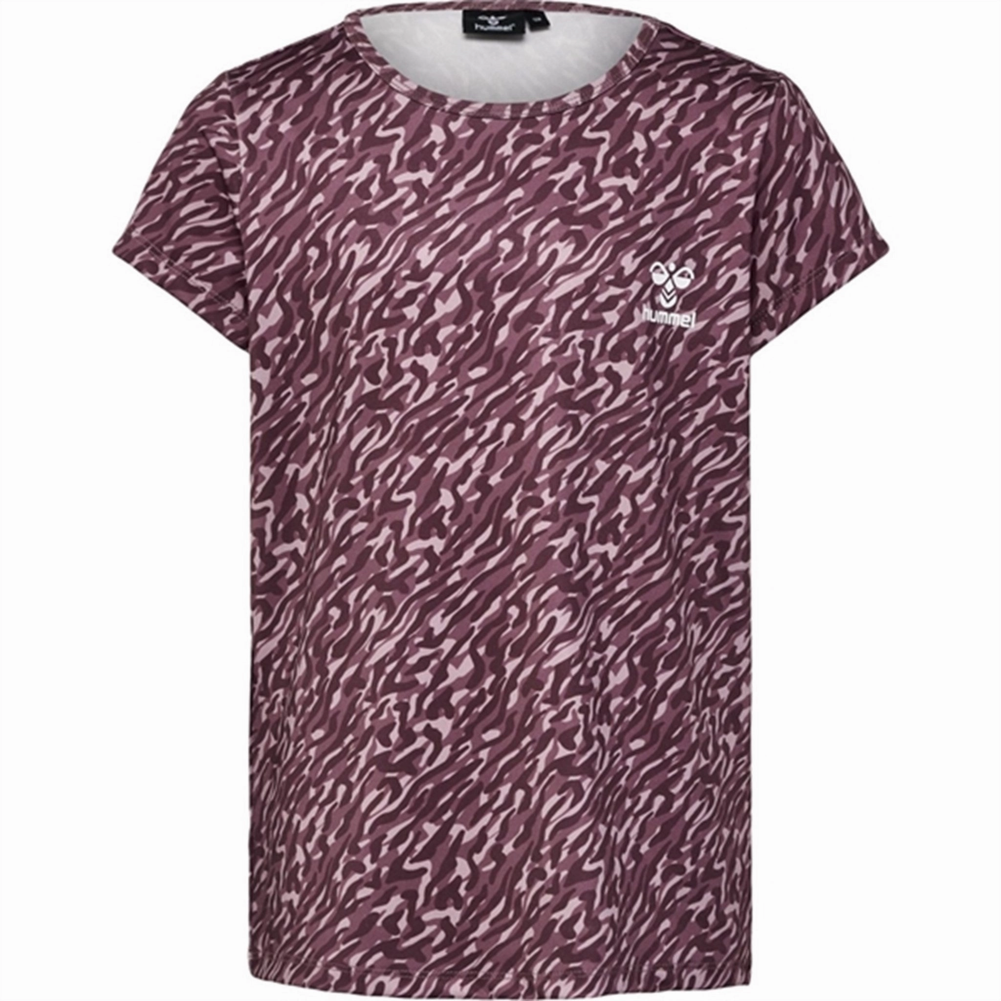 Hummel Rose Brown Nanna T-Shirt Cozy Touch UVProtectionFinish
