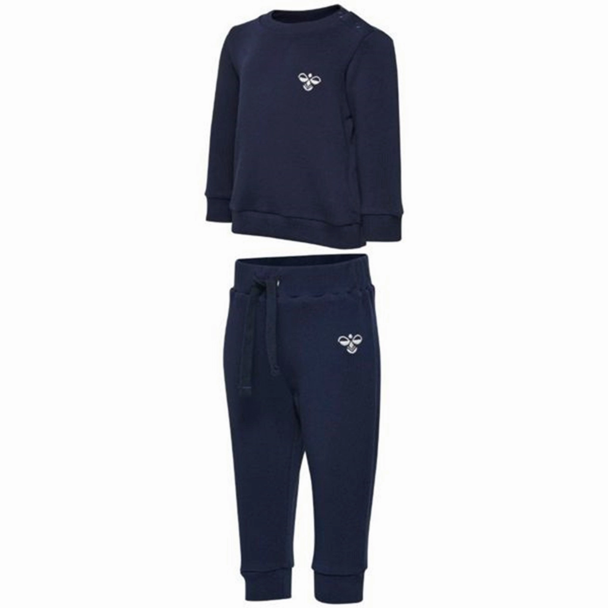 Thermoregulation Tech Hummel Santo Crew Suit Black Iris