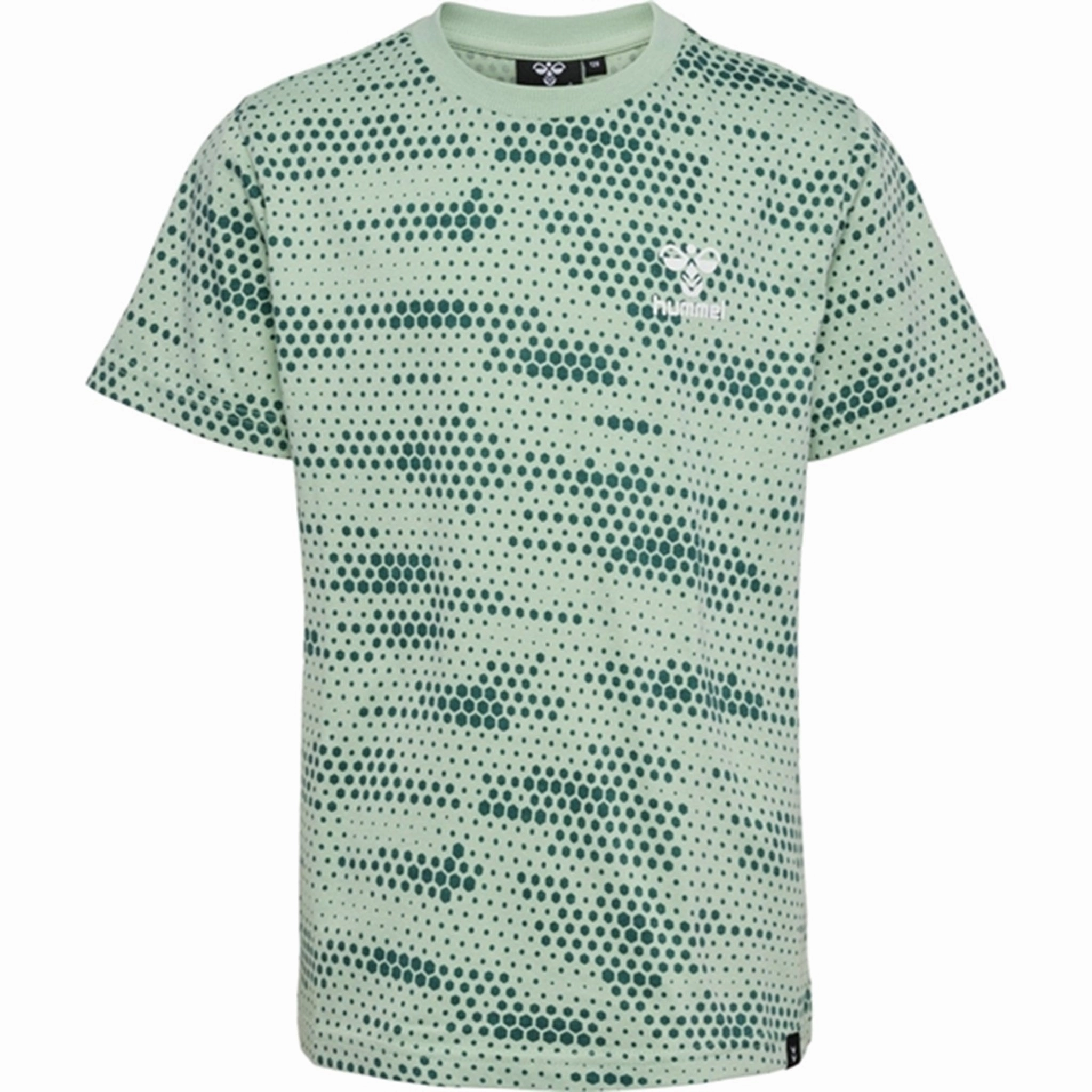 Hummel Silt Green Colton T-shirt S/S Trendy Comfort Wear Soft Brushed Finish