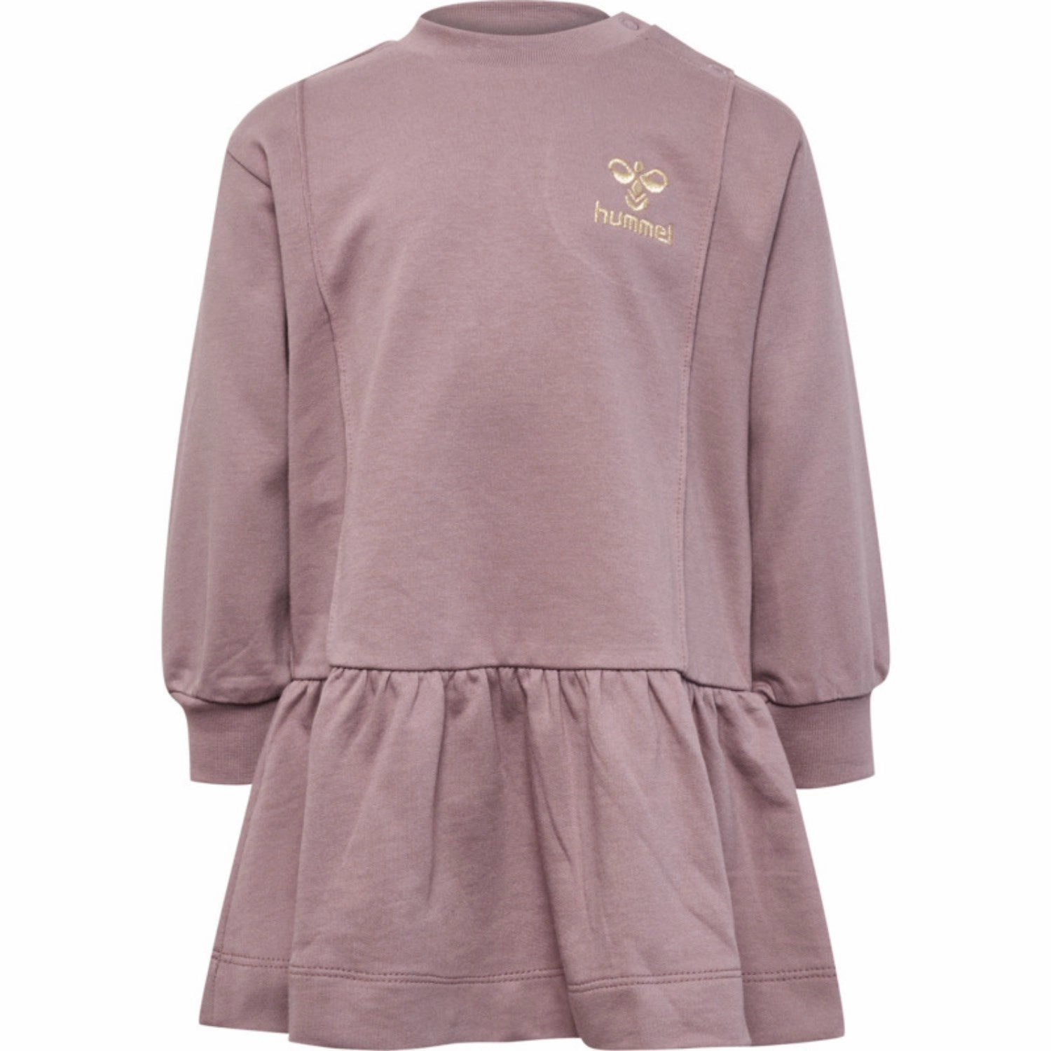 Hummel Twilight Mauve Helle Dress Layered-Sleeve