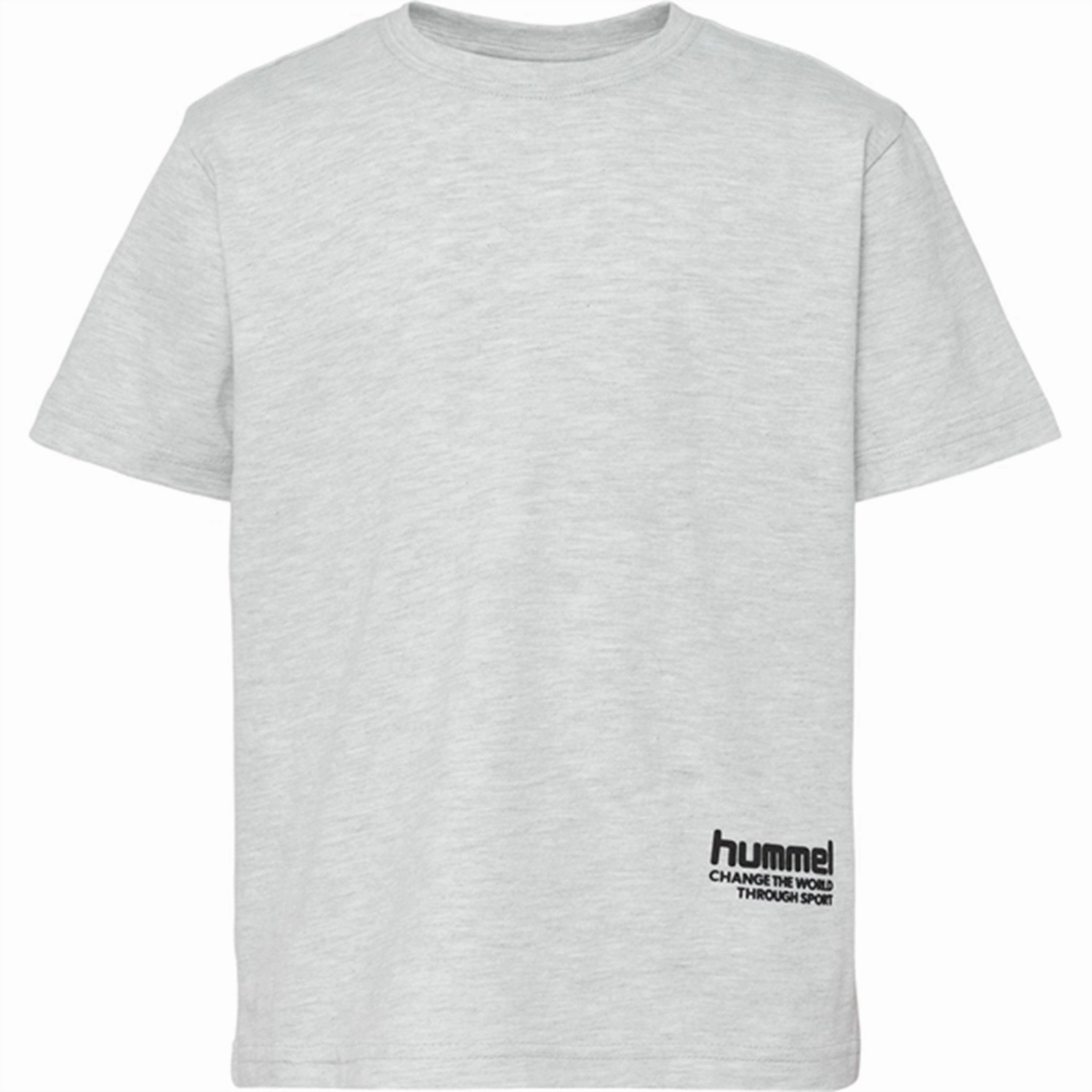 Comfy Look Hummel Ultra Light Grey Melange Pure T-shirt