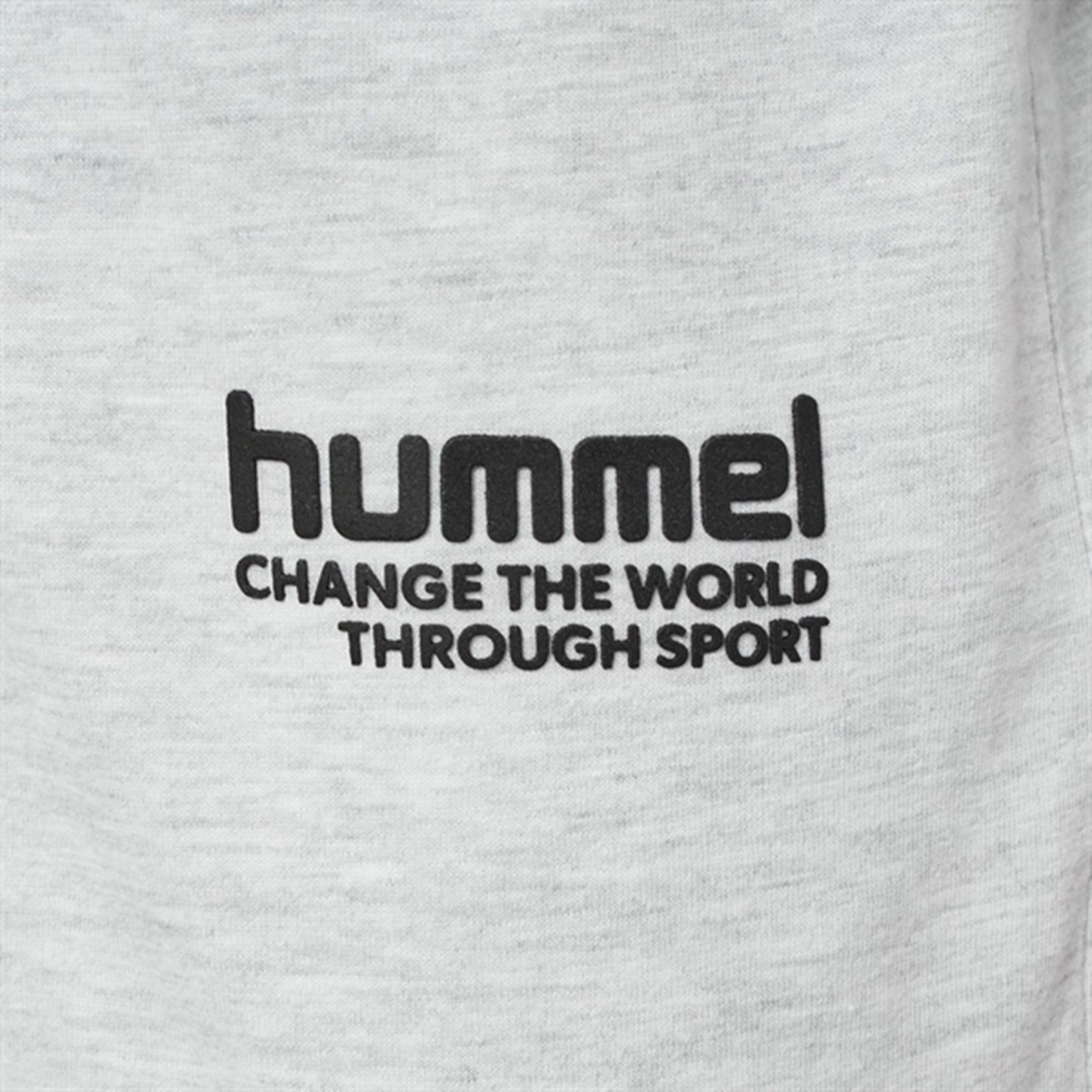 Hummel Ultra Light Grey Melange Pure T-shirt Feminine Fit Odor-resistant