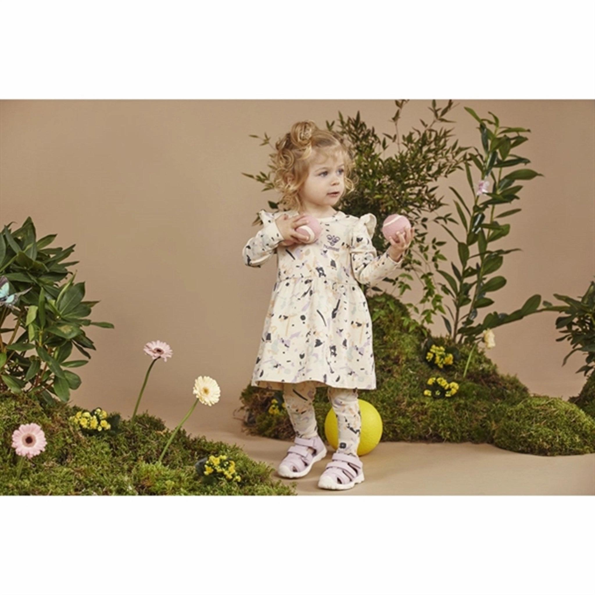 Night Appeal Hummel Whitecap Gray Spot Dress