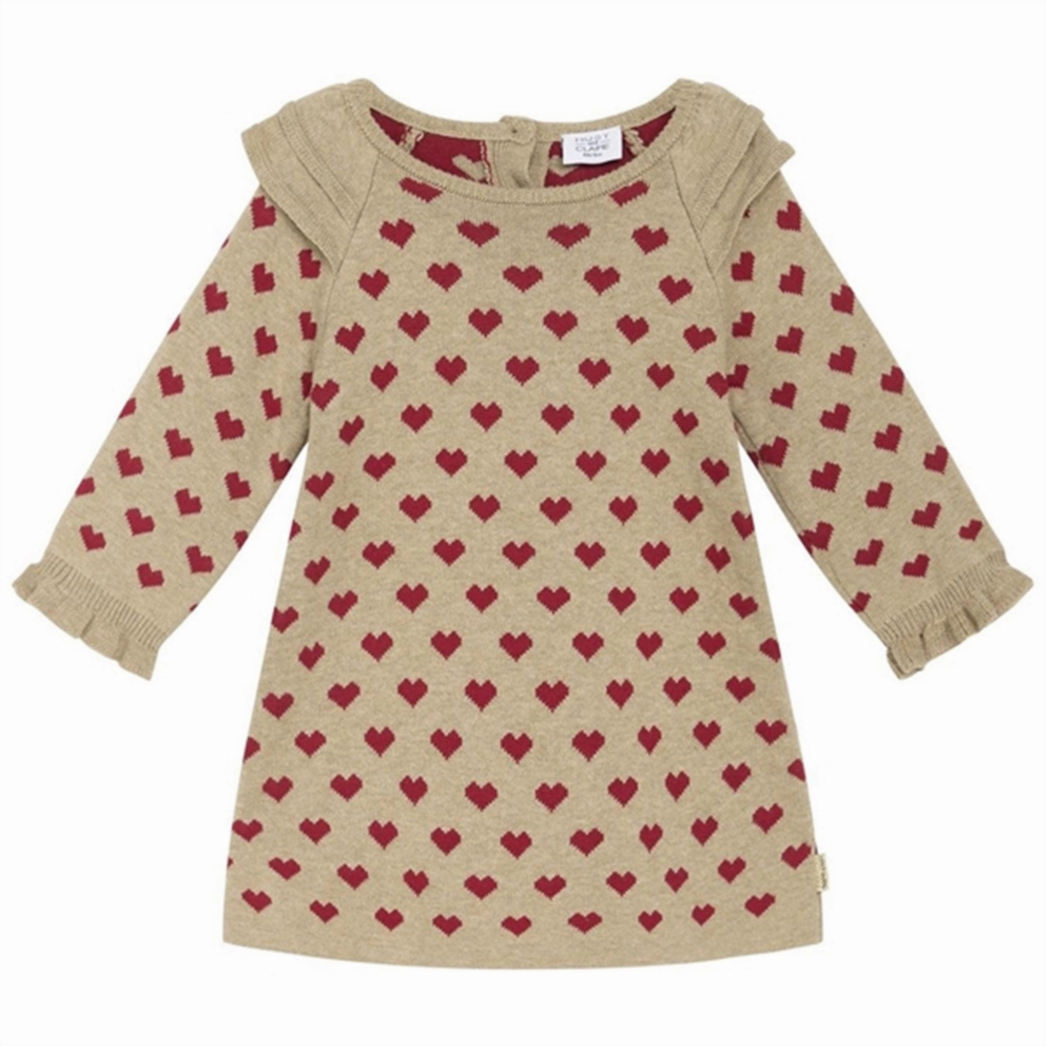 Knit Cool Hust & Claire Baby Biscuit Melange Karinlise Dress
