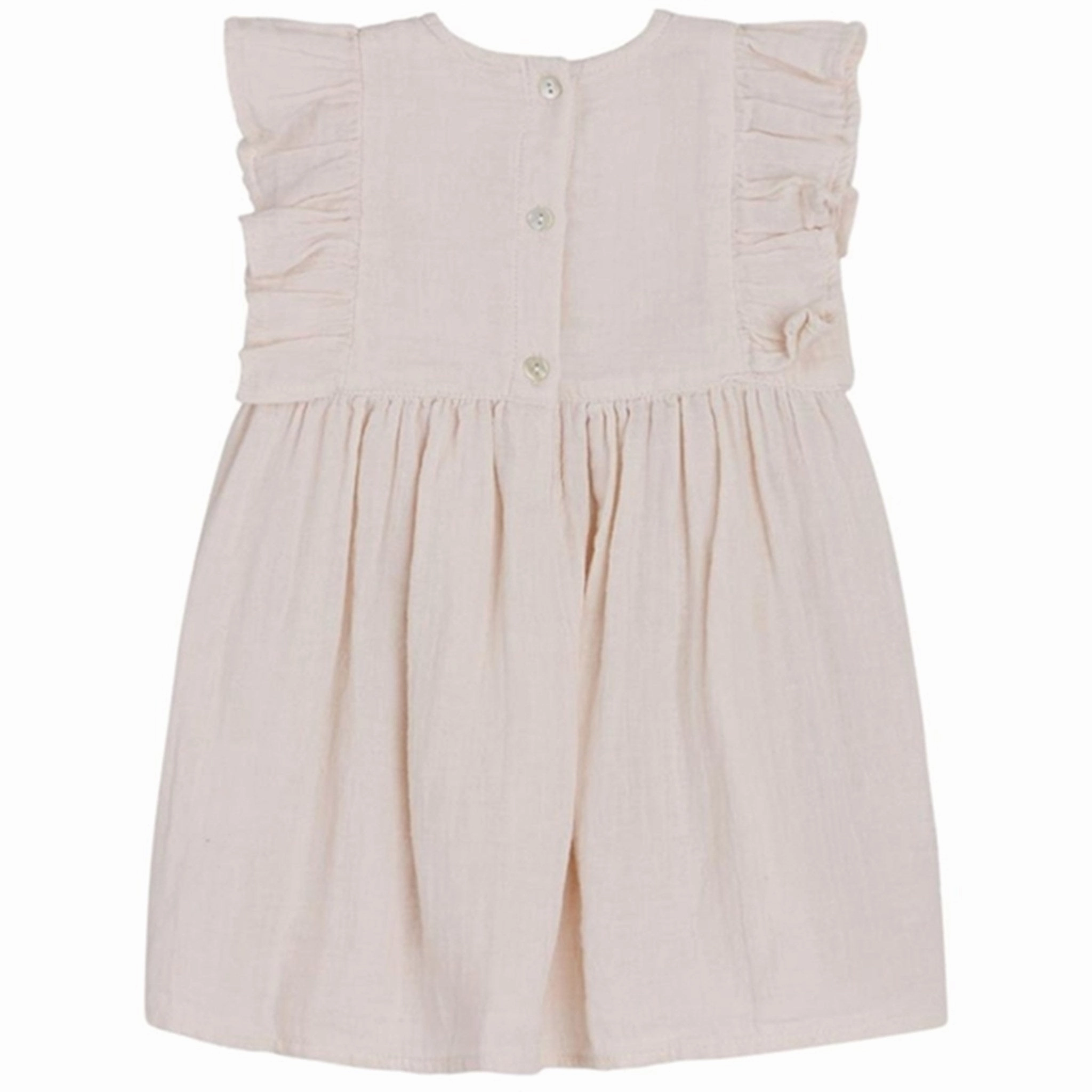 Front-Zip Hust & Claire Baby Katinka Dress Skin Chalk