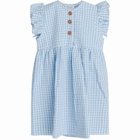 Hust & Claire Baby Kattie Dress Chambray Vibrant color dress Daily Style