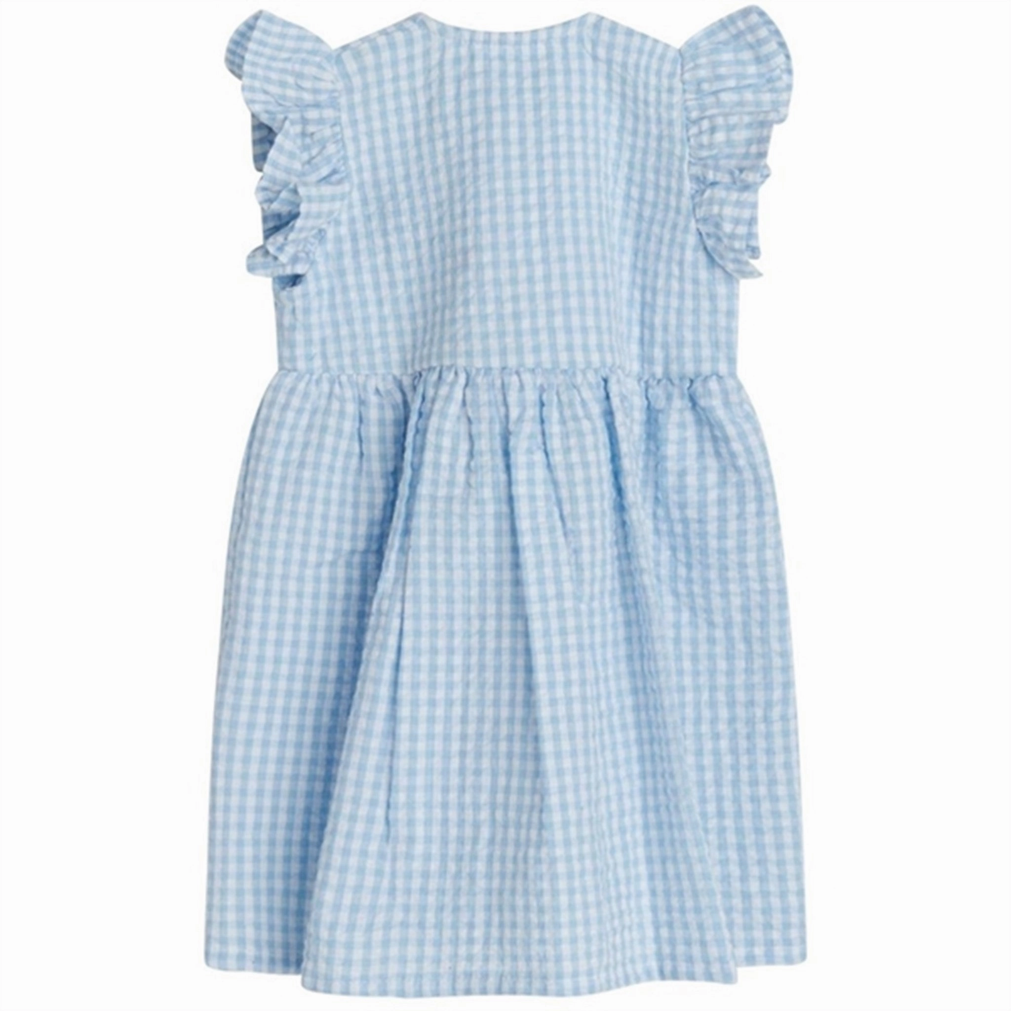 Hust & Claire Baby Kattie Dress Chambray Sage Detail