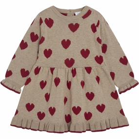 Hust & Claire Biscuit Melange Karina Dress Bold Movement