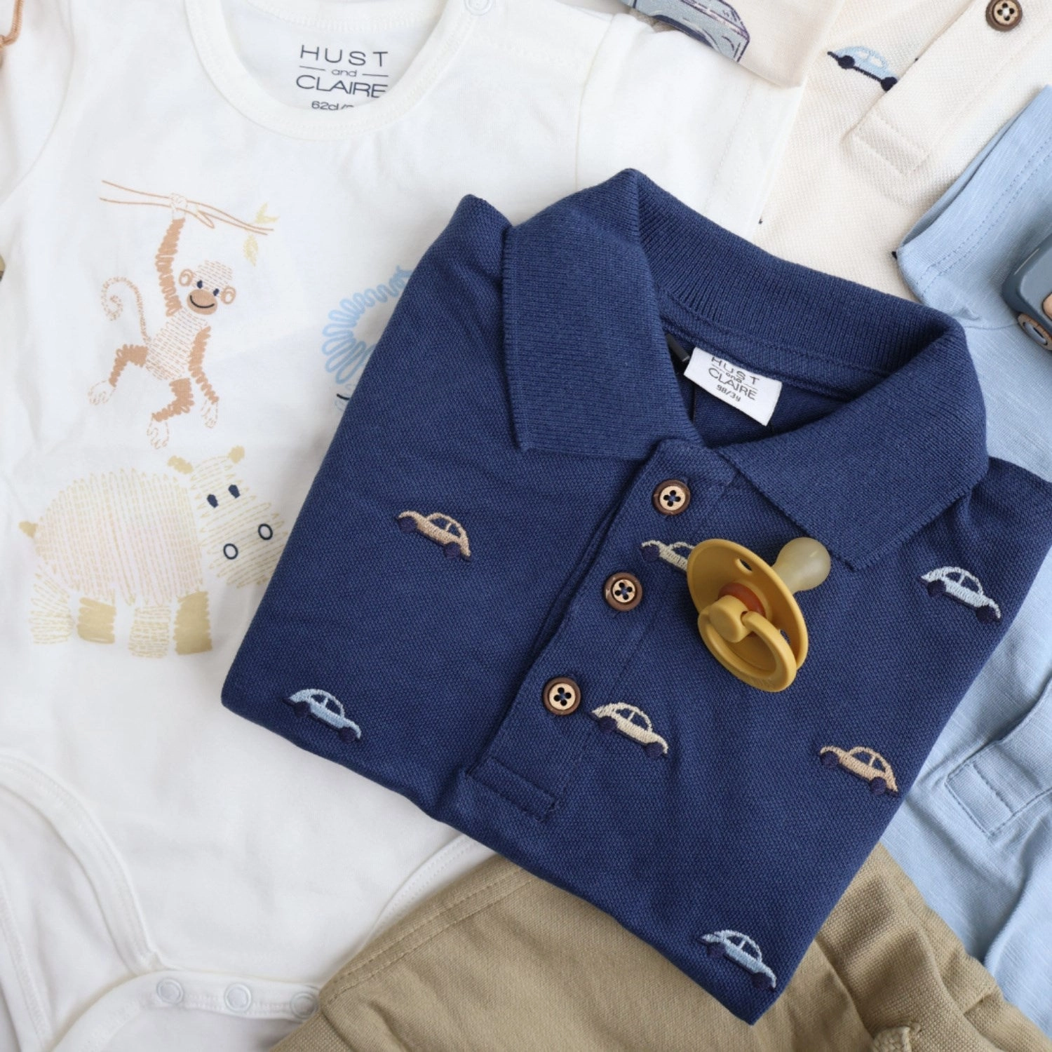 Hust & Claire Blue Moon Adrian T-shirt Recycled Polyester Mix Thermoregulating Fabric