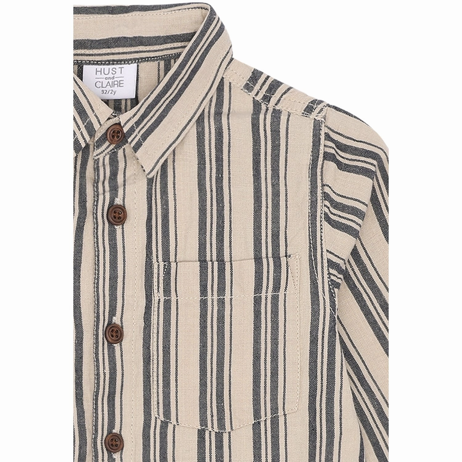 Business Meeting Hust & Claire Blues Rollo Shirt