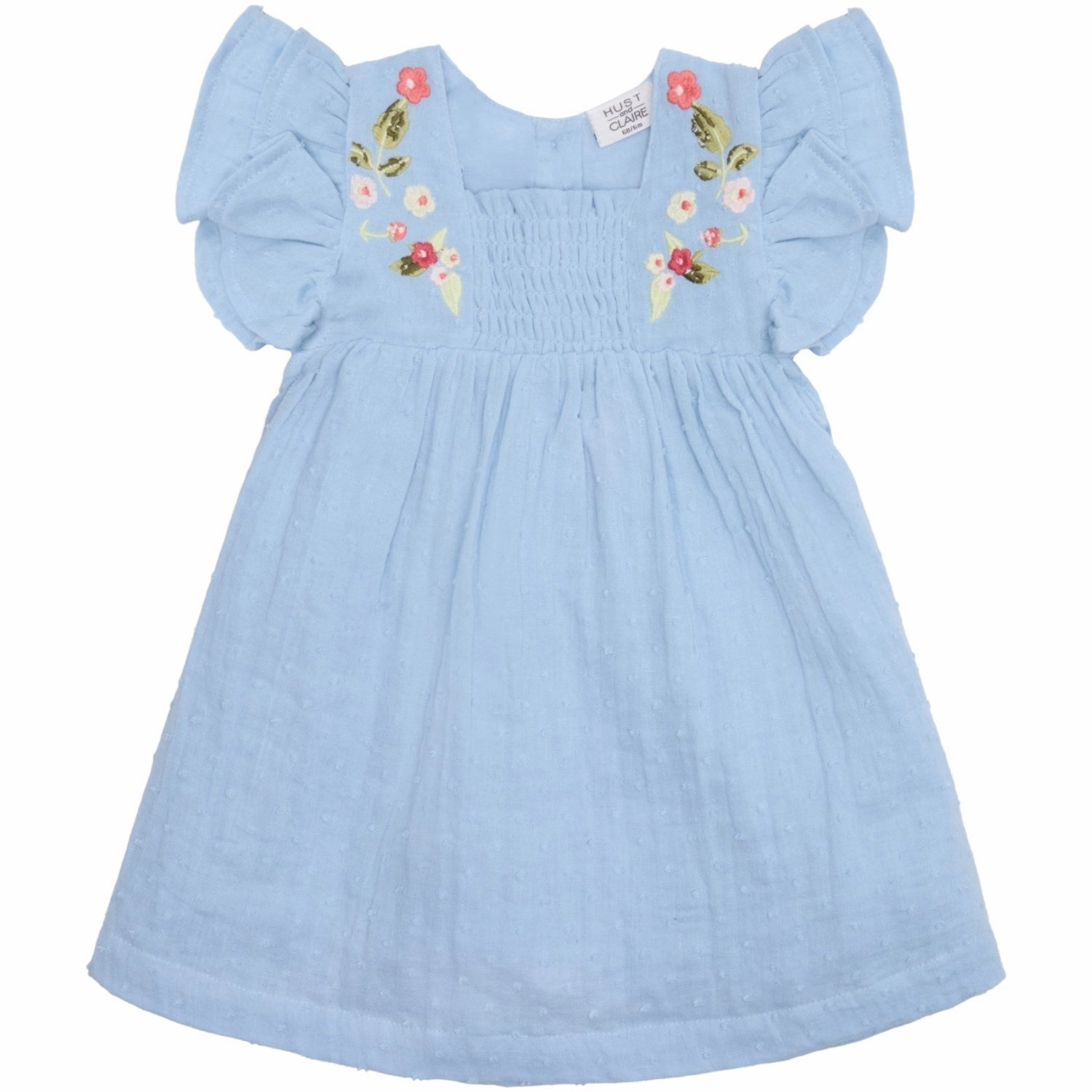 Hust & Claire Cloud Blue Katinka Dress Live Soft Chic Tone