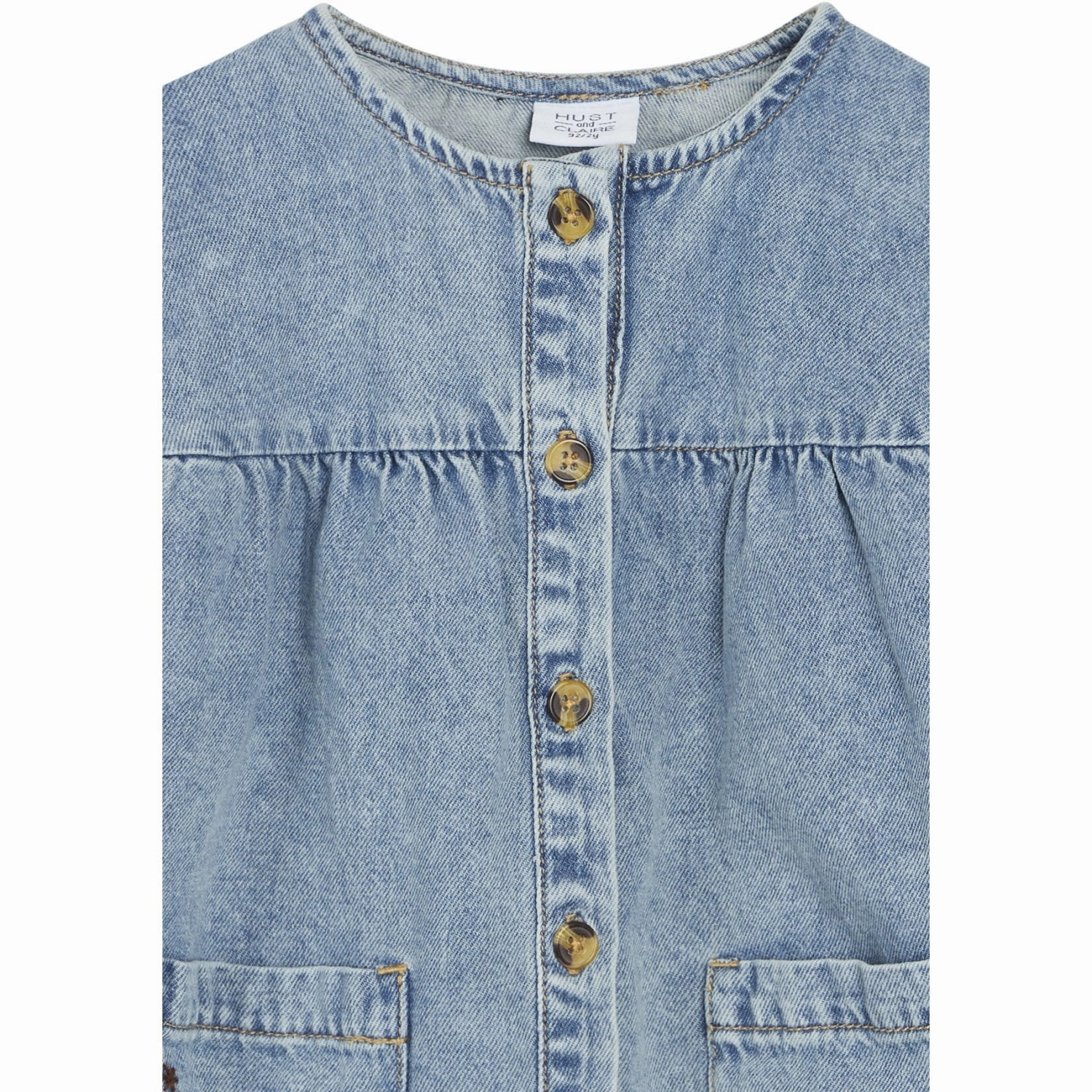 Hust & Claire Denim Mini Karline Dress Everyday Layers Easy and Effortless