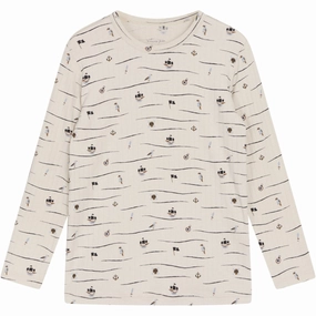 Hust & Claire French Oak Austin Blouse Subtle pattern Fitted Design