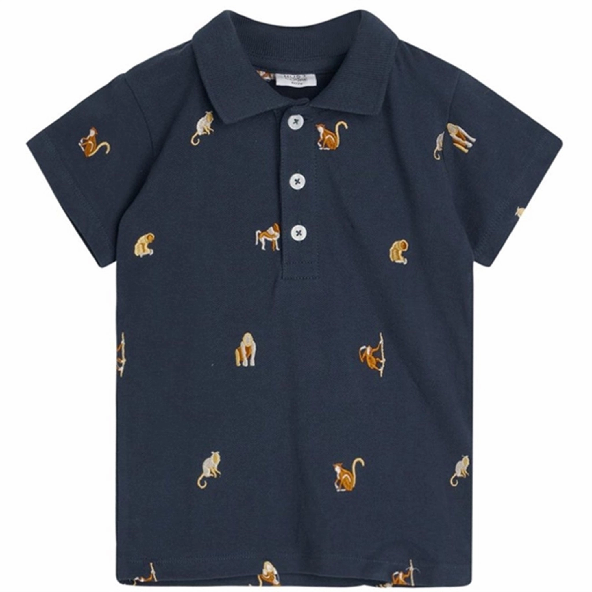 Hust & Claire Mini Adrian Poloshirt Blue Moon Button Down Collar Reinforced Shoulders