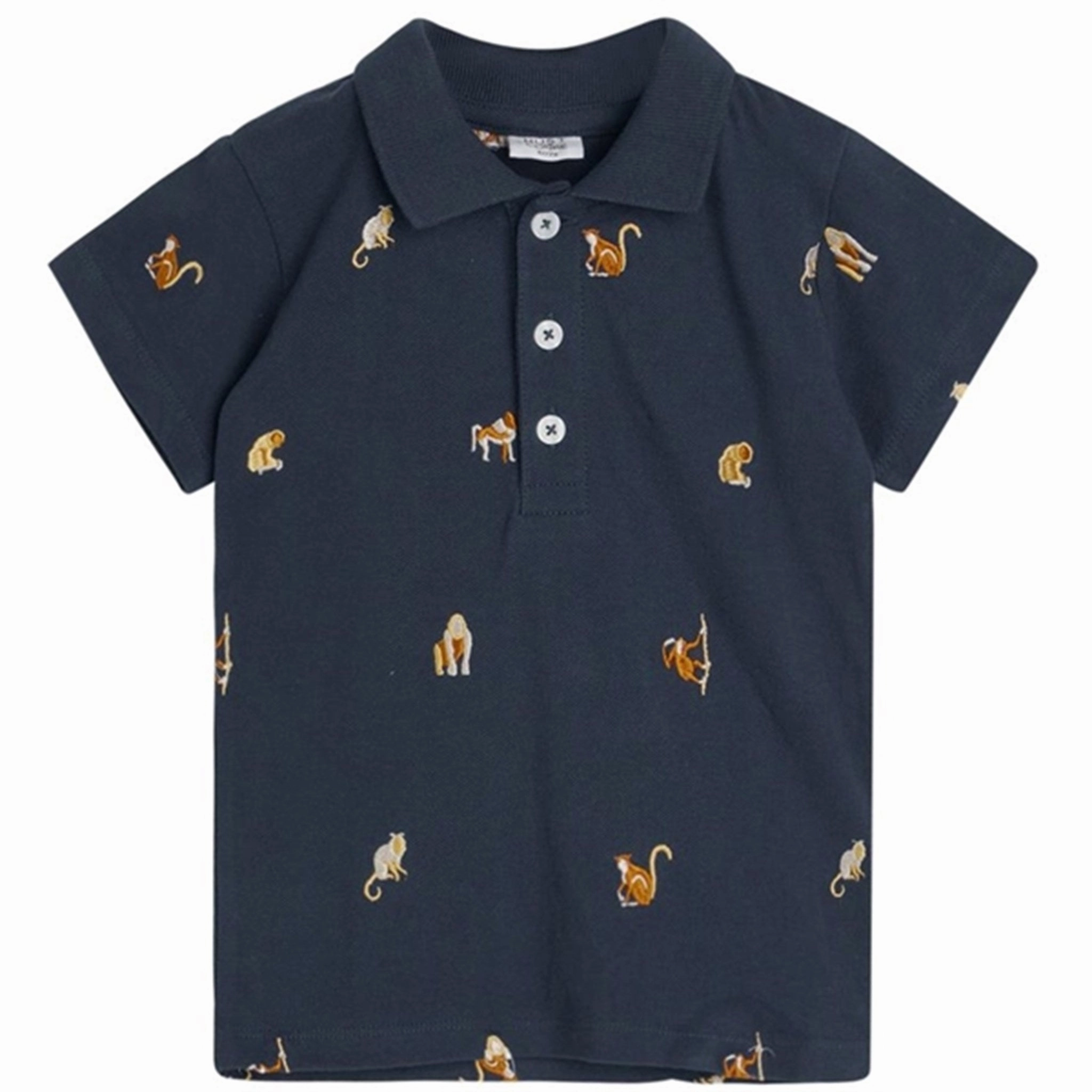 Hust & Claire Mini Adrian Poloshirt Blue Moon Classic Collar