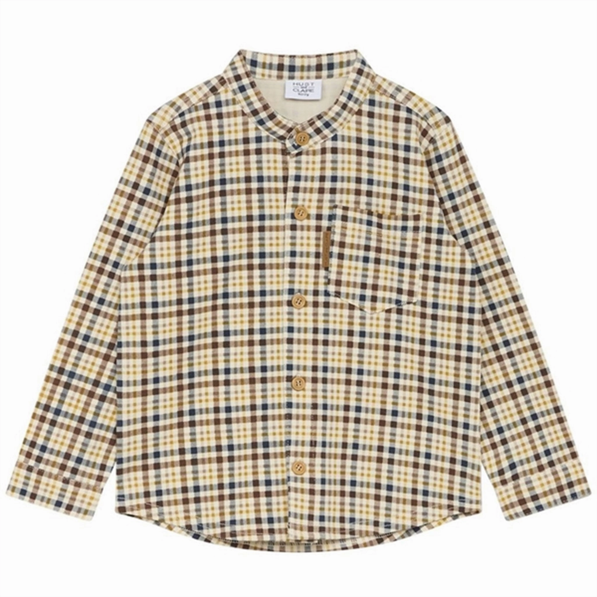 Hust & Claire Mini Blue Night Ravn Shirt Tailored Cuffs