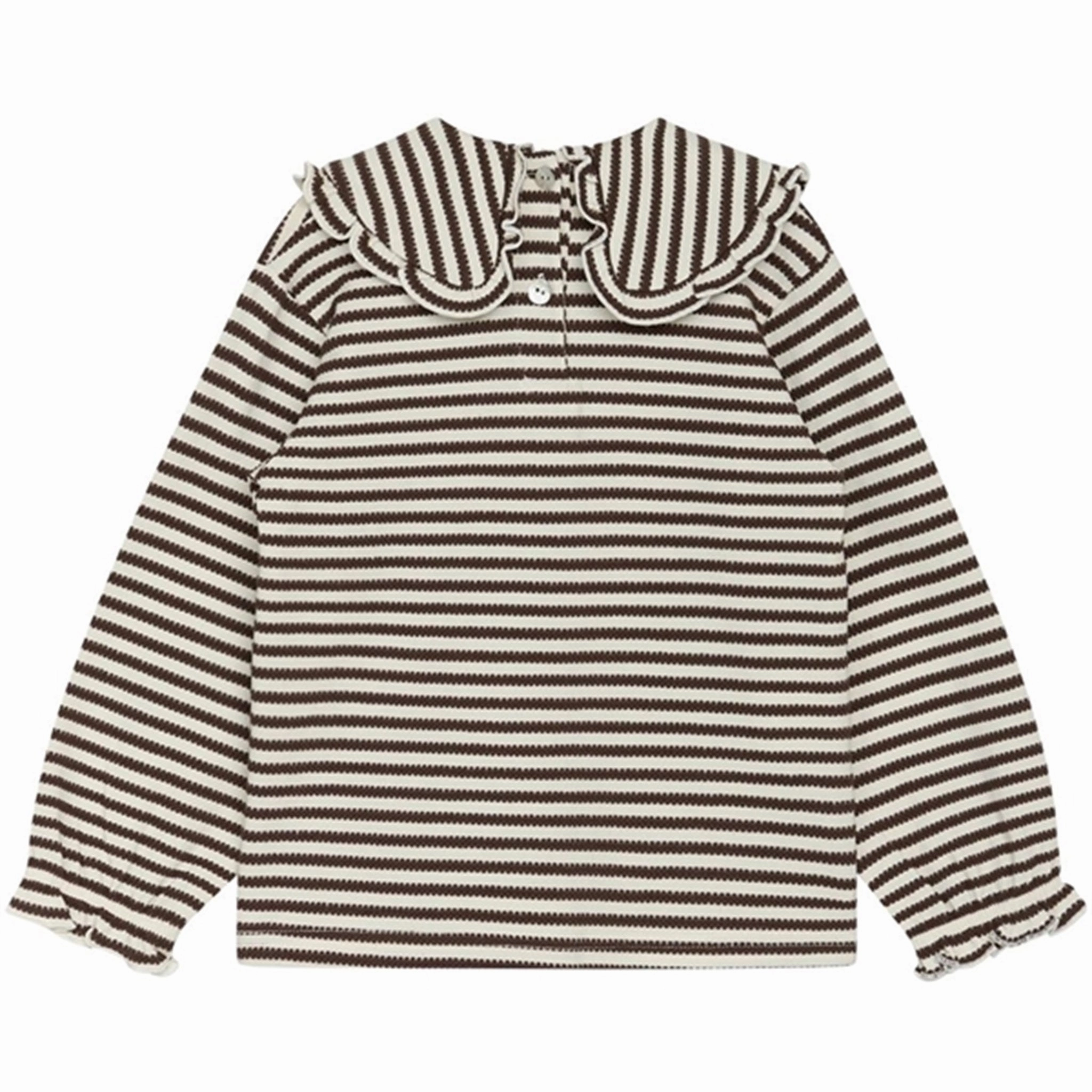 Warm Layers Poolside Lounge Hust & Claire Mini Chestnut Anbella Blouse