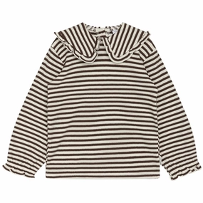 Hust & Claire Mini Chestnut Anbella Blouse Polished Style