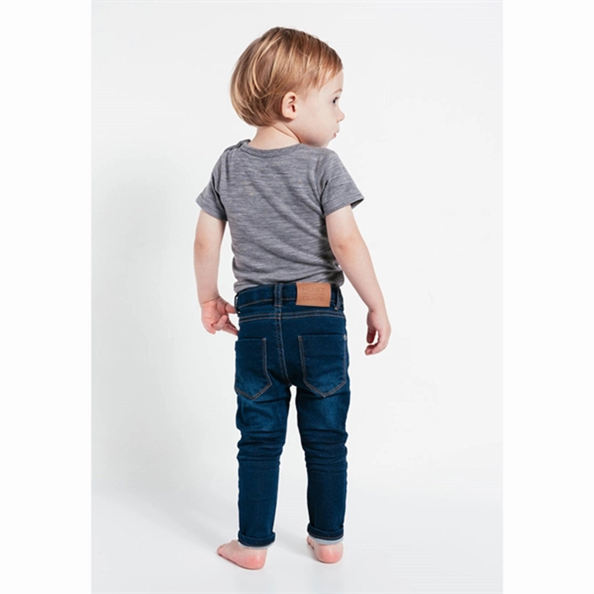 Shape Retention Everyday Shopping Day Hust & Claire Mini Dark Denim Josh Jeans
