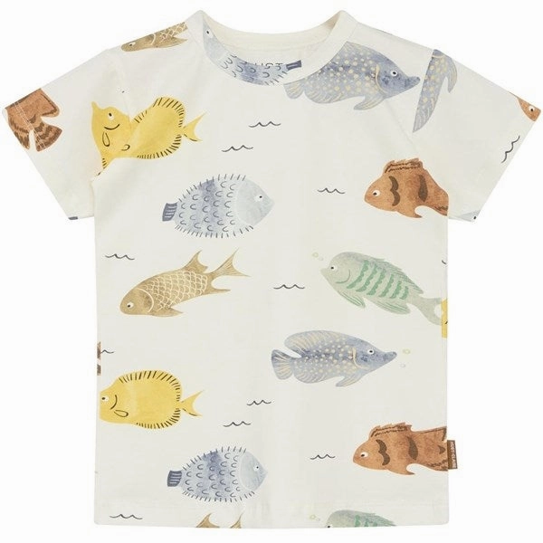 Fresh Look Hust & Claire Mini Ivory Anker T-Shirt