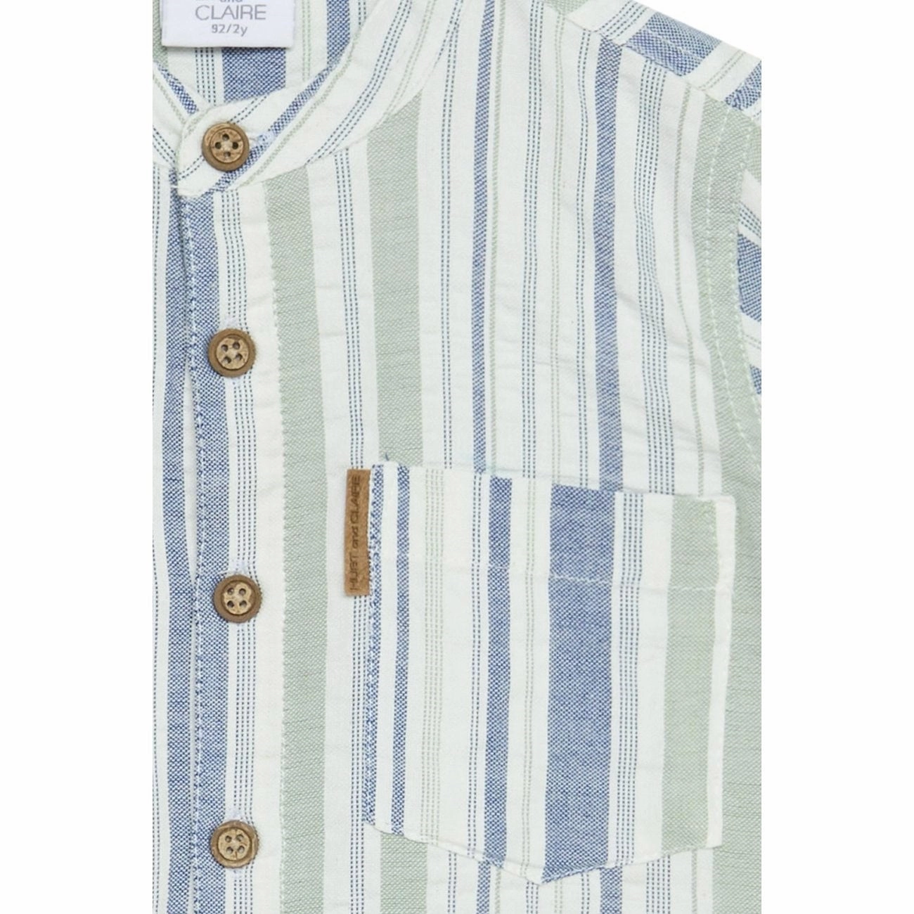 Hust & Claire Mini Jade Green Reik Shirt Night Out