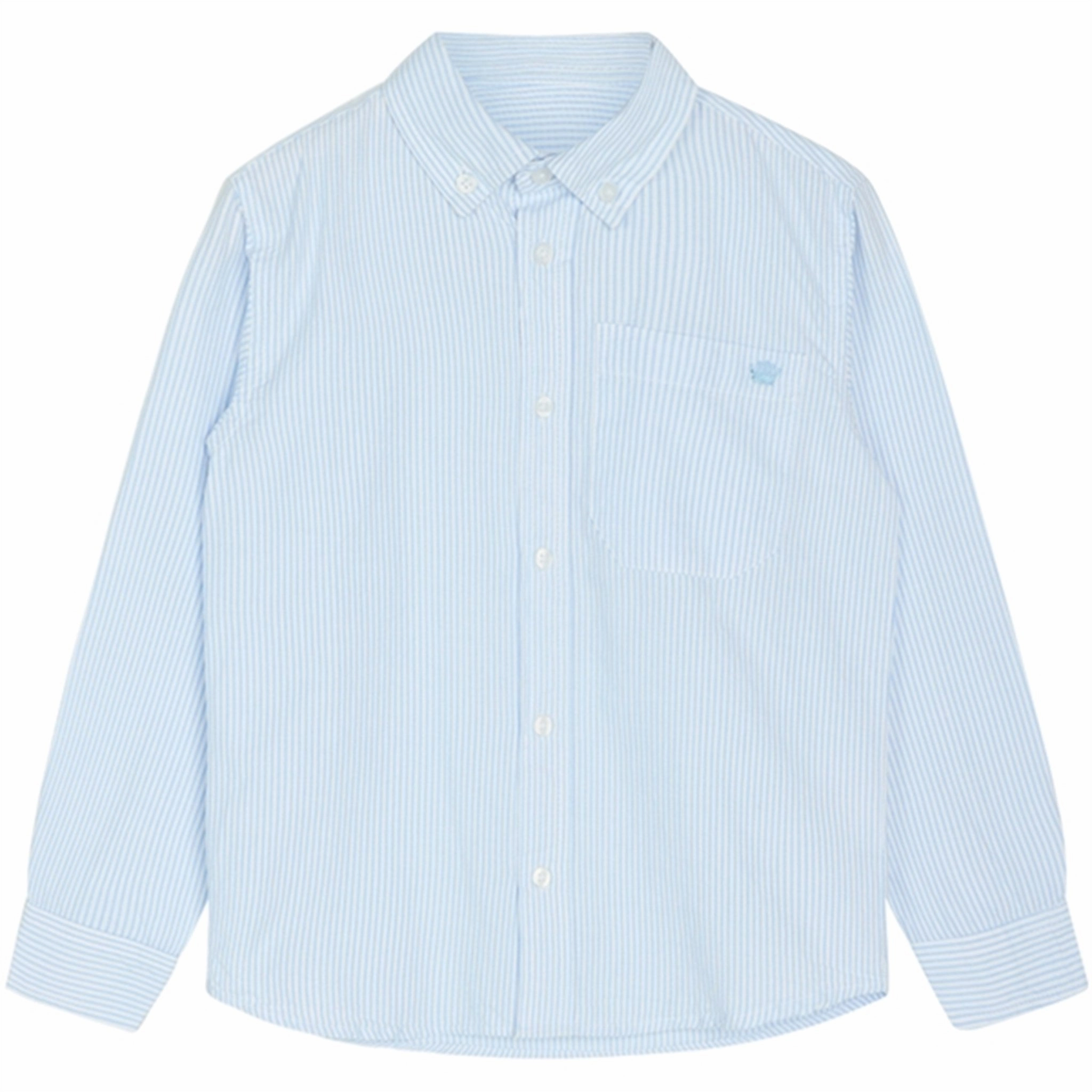 Hust & Claire Mini Light Blue Ruben Skjorte Premium Pima Cotton Chic Design