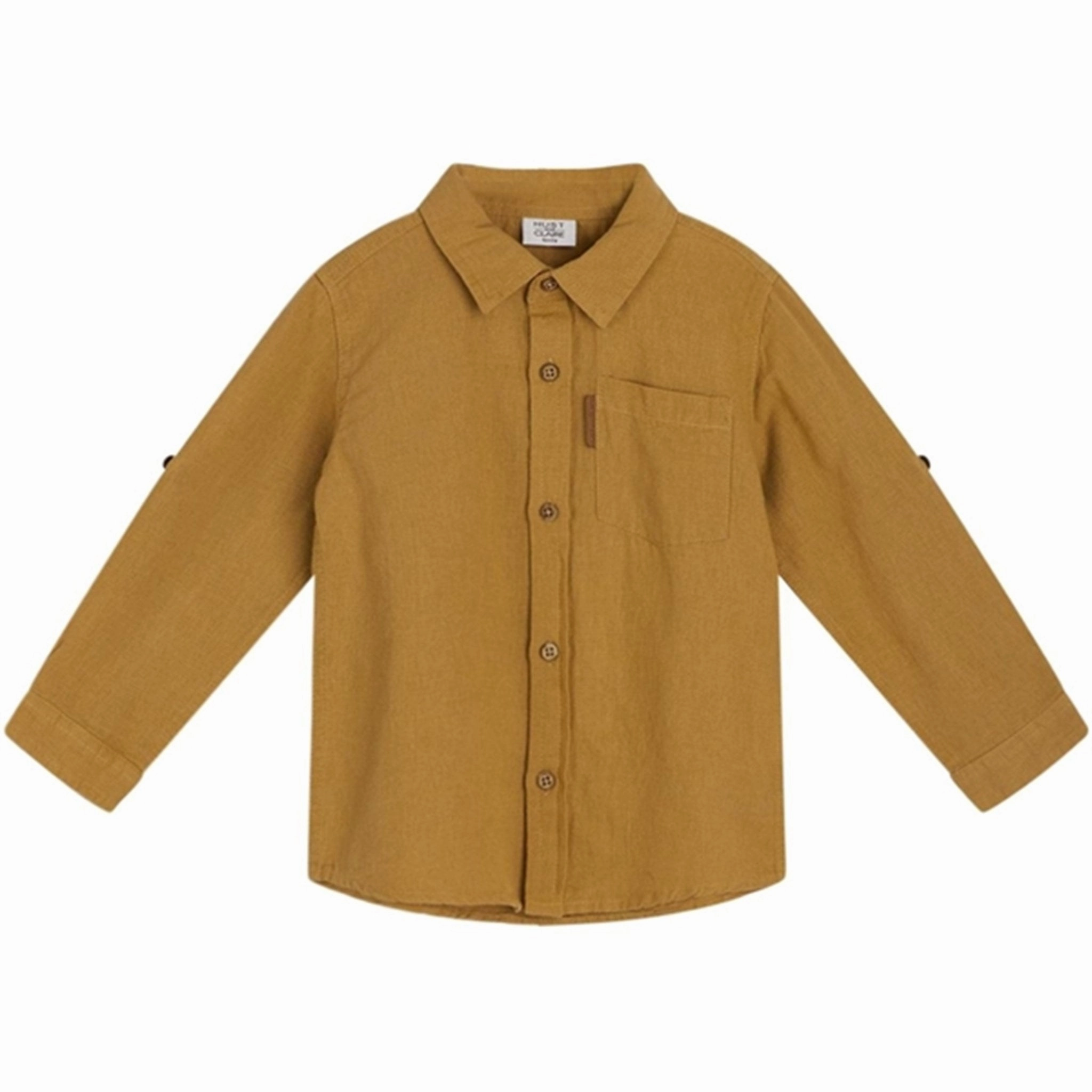 Multi Pocket Utility Hust & Claire Mini Rollo Shirt Taffy