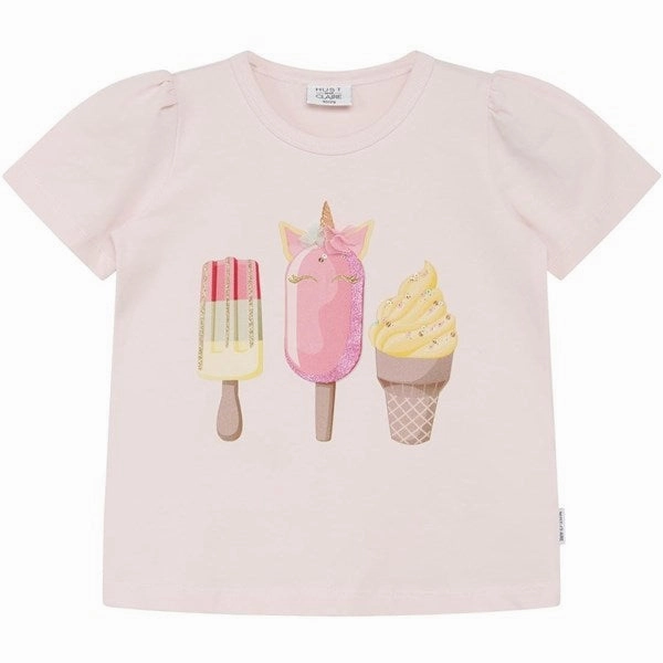 Fit For Movement Everyday Essential Hust & Claire Mini Rose Morn Amna T-shirt