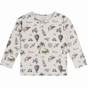 Hust & Claire Mini Sand Stone August Blouse Structured Shoulder Support Sleepwear