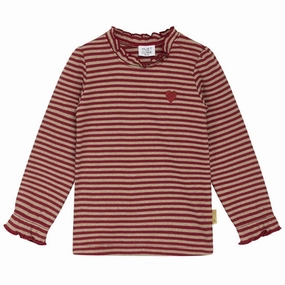 Hust & Claire Mini Teaberry Annela Blouse Wrinkle-Free