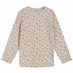 Minimalist Style Functional Look Hust & Claire Mini Whisper Melange Amma T-shirt