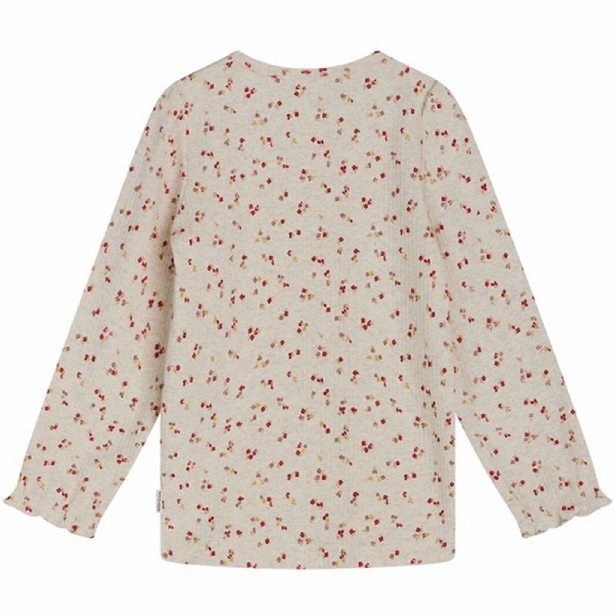 Soft and durable Foam Print Detail Hust & Claire Mini Whisper Melange Amma T-shirt