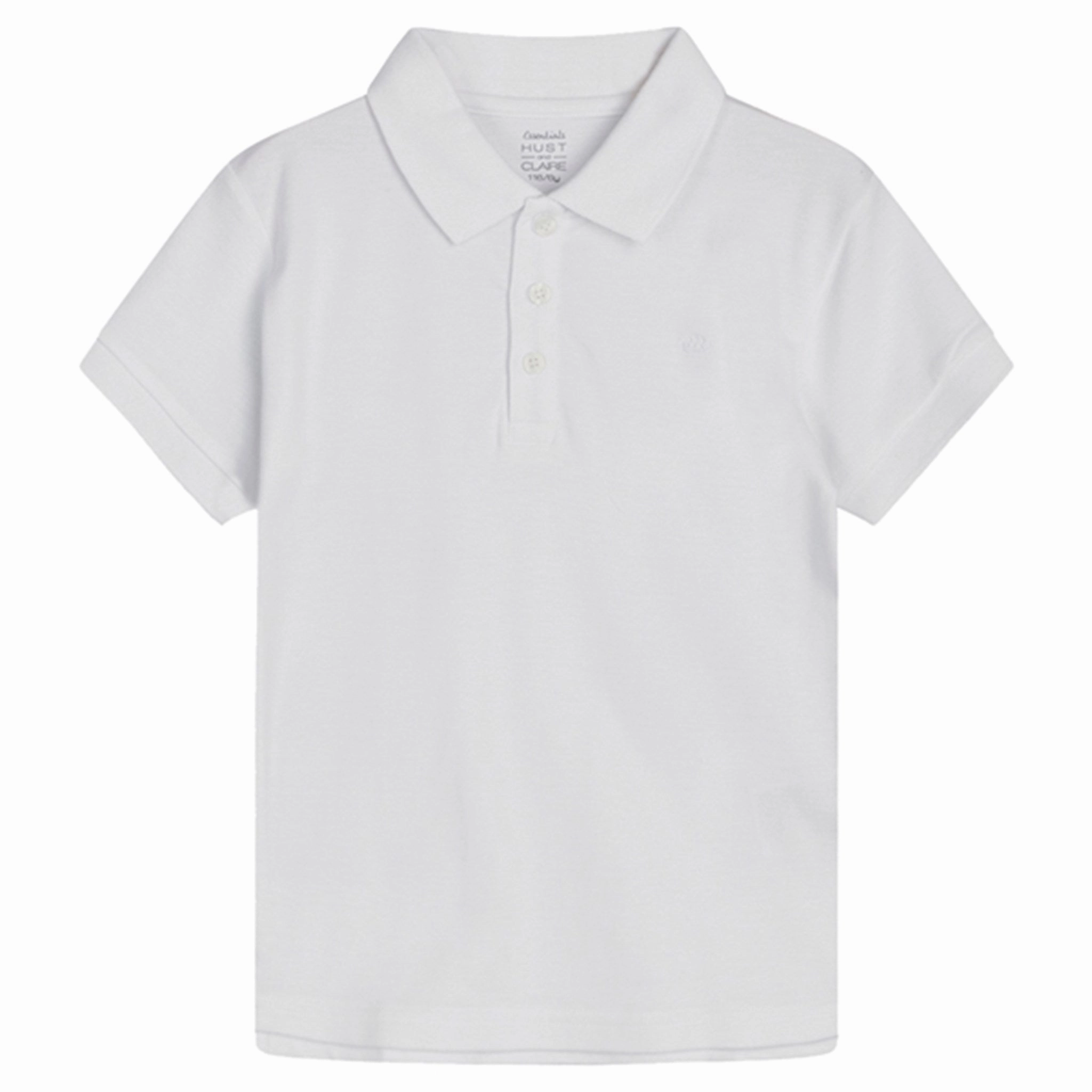 Collar Stay Slots Slim Fit Style Hust & Claire Mini White Asker Polo NOOS