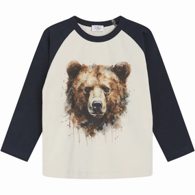 Durable Texture Hust & Claire Navy Anton Blouse