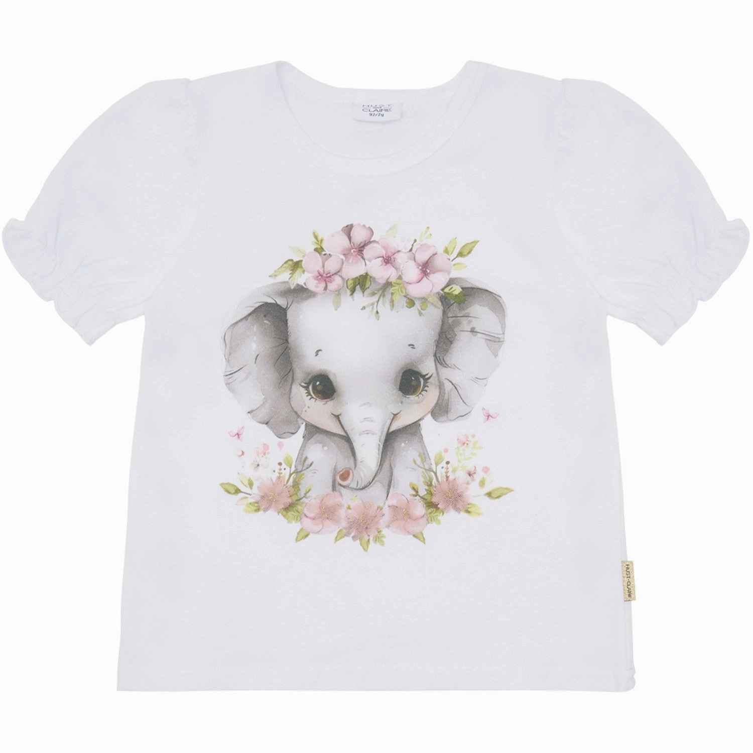 Hust & Claire White Alma T-shirt Classic Style Trend Basic Top