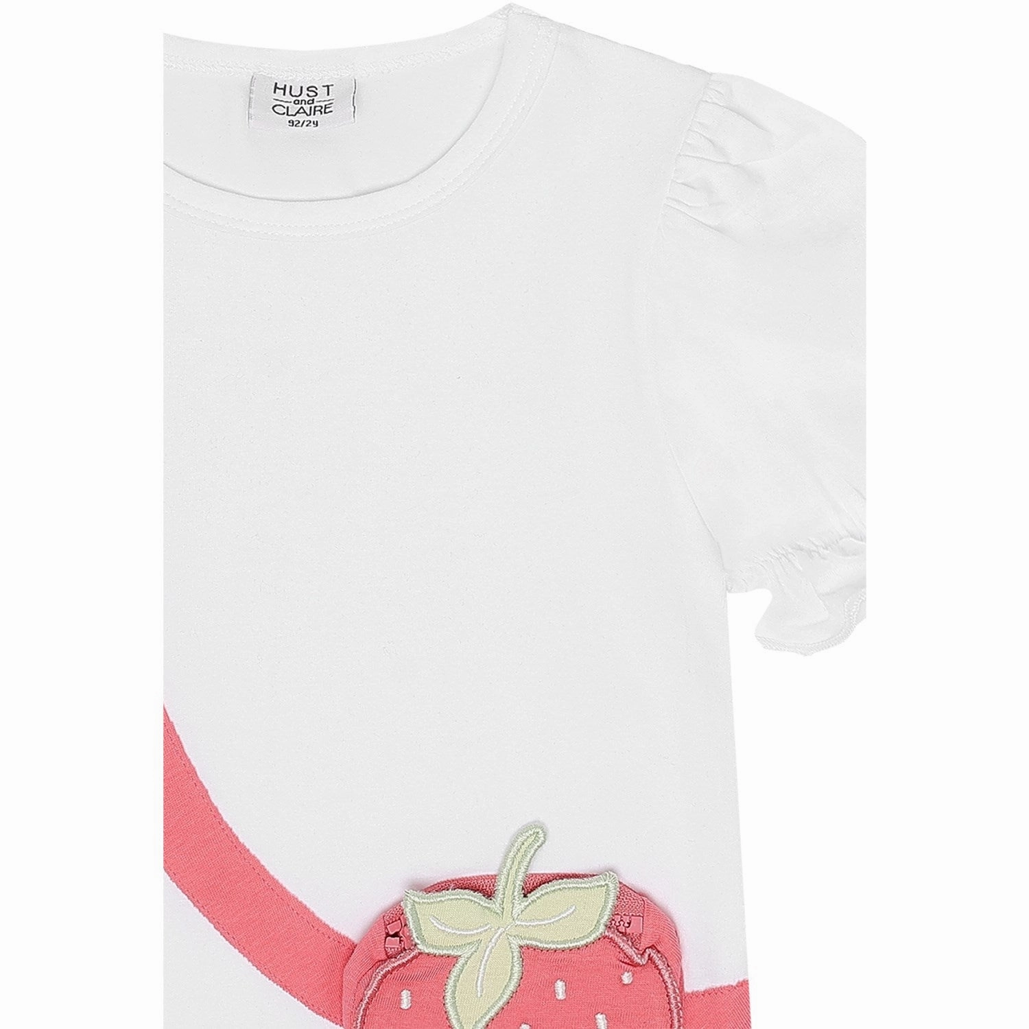 Hust & Claire White Alma T-shirt LightweightBlend