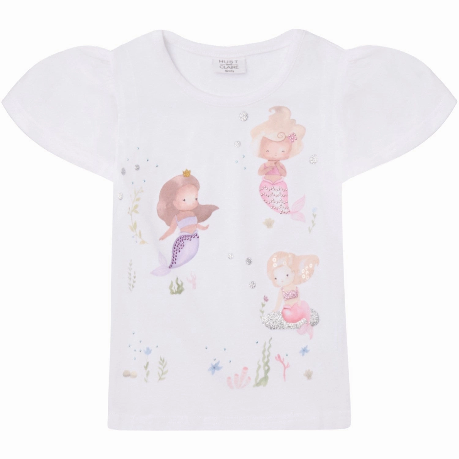 Relaxed Comfort Look Hust & Claire White Alma T-shirt