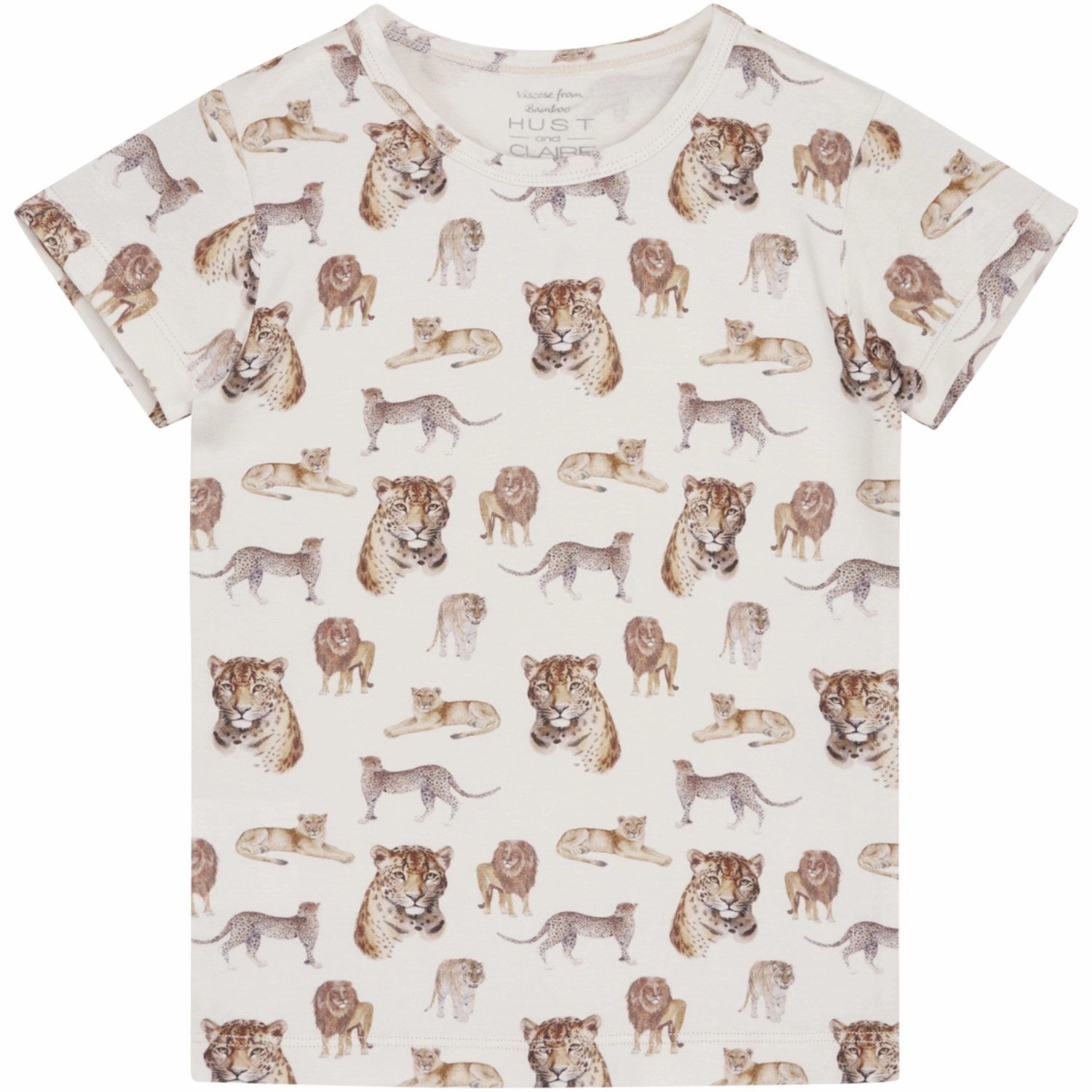 Easy Fit Wear Minimal Fashion Hust & Claire White Sand Austin T-Shirt