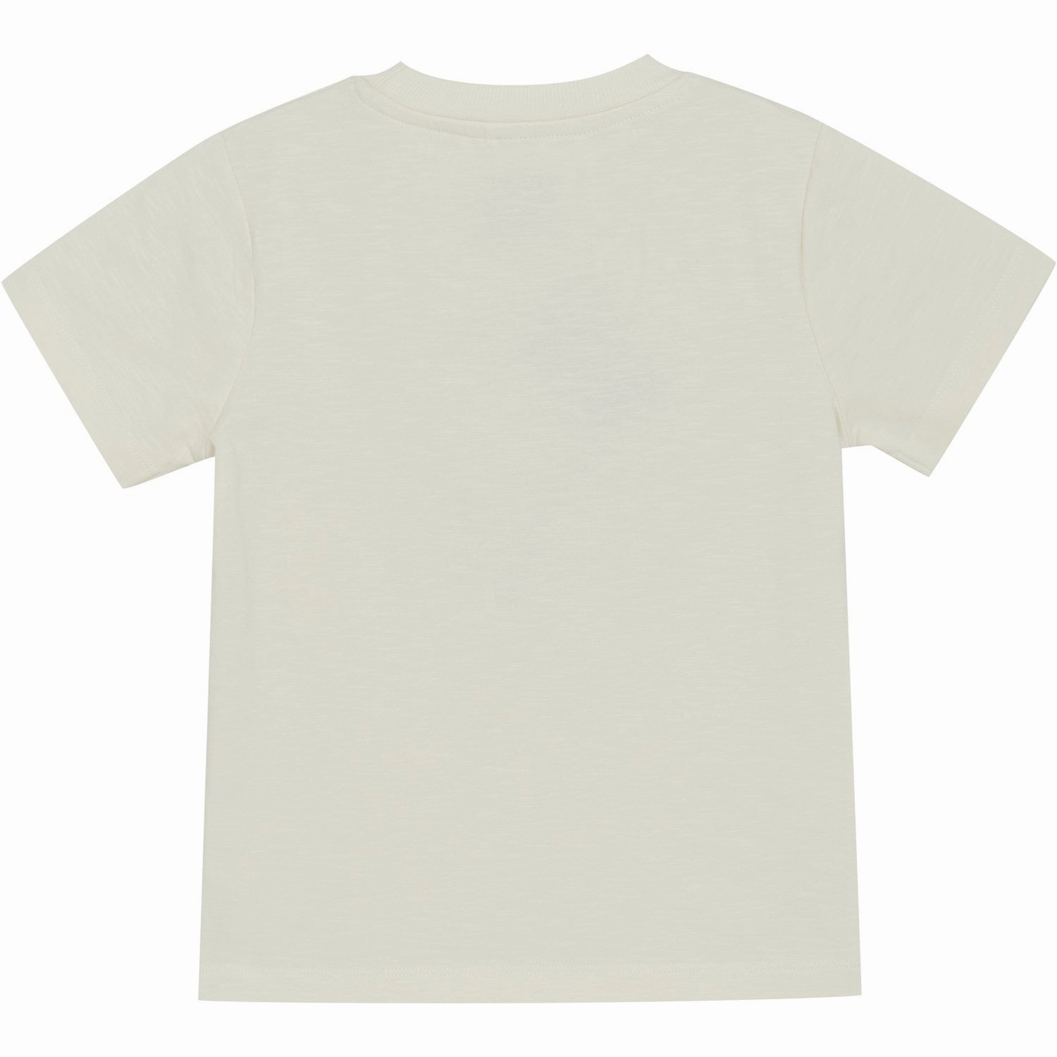 Essential Style Wear Raw Hem Finish Huttelihut Antique White T-Shirt