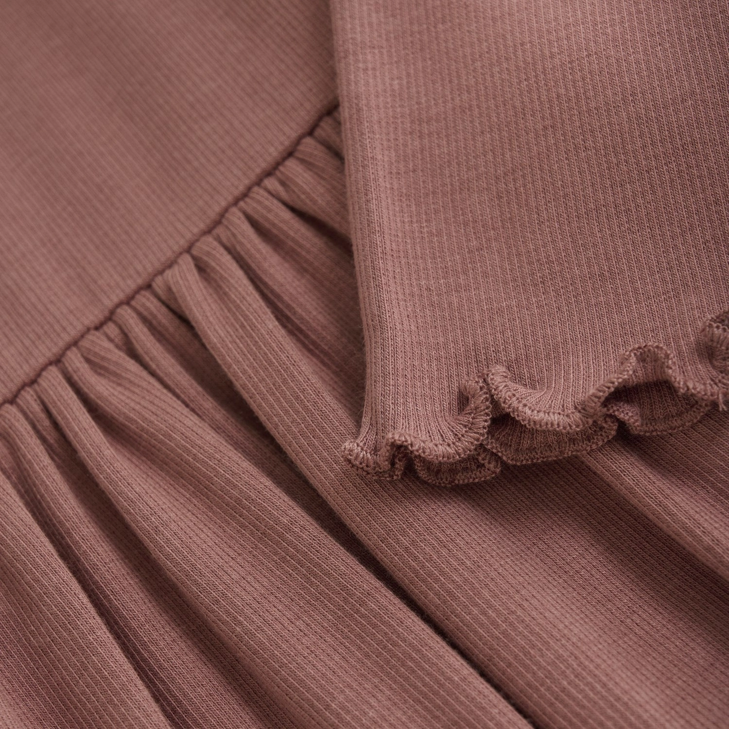 Rural Charm Huttelihut Burlwood Dress Ls Rib