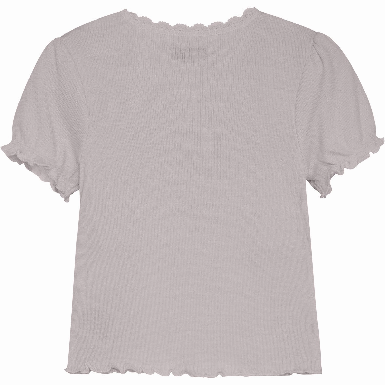 Huttelihut Cloud Gray T-Shirt Rib Daily Trend NeutralTonesCollection
