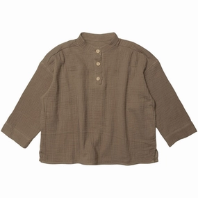 Thermal Regulation Fabric Retro Vibe Huttelihut Elis Shirt Muslin Nougat