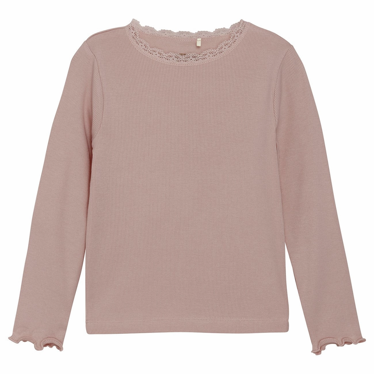 Huttelihut Fawn T-Shirt Ls Rib Trendsetting Design Cuffed hem